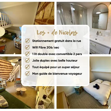 Duplex De Charme 4 Pers Stationnement Gratuit *