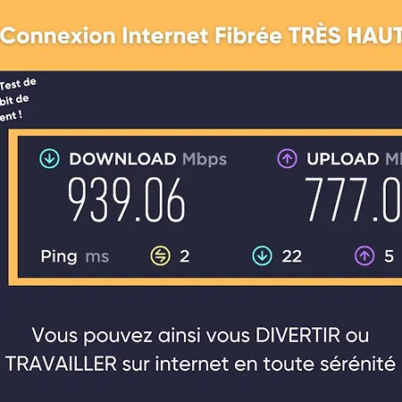 De Charme 4 Pers Stationnement Gratuit 아파트 *