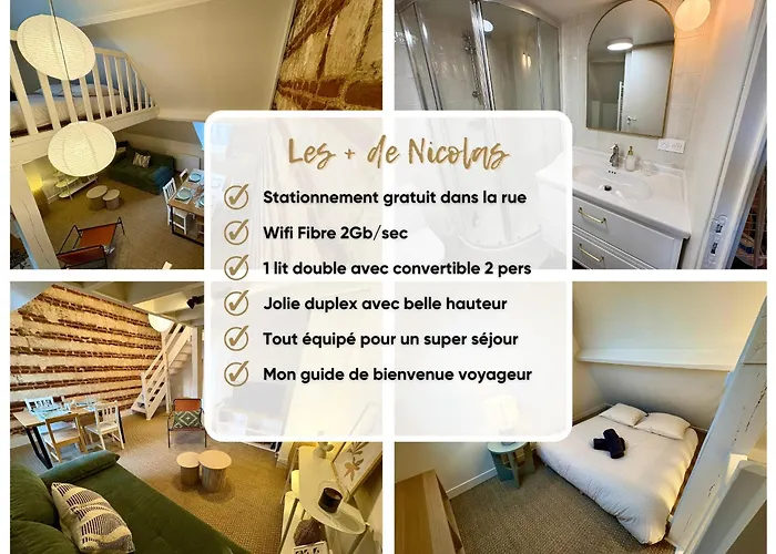 Duplex De Charme 4 Pers Stationnement Gratuit *